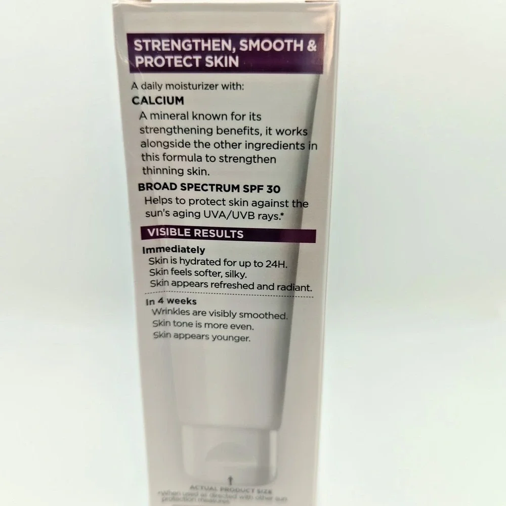 Pack Of 3 L'Oreal Paris Wrinkle Expert .Spf 30 Age Defense UV Lotion. Calcum 55+